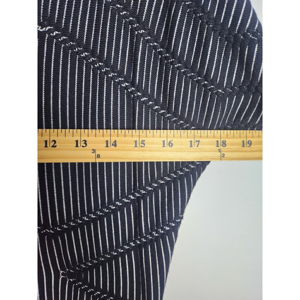 Josie Natori fitted bodycon Sheath dress sz M stretch sheer sexy date Night - Picture 5 of 7